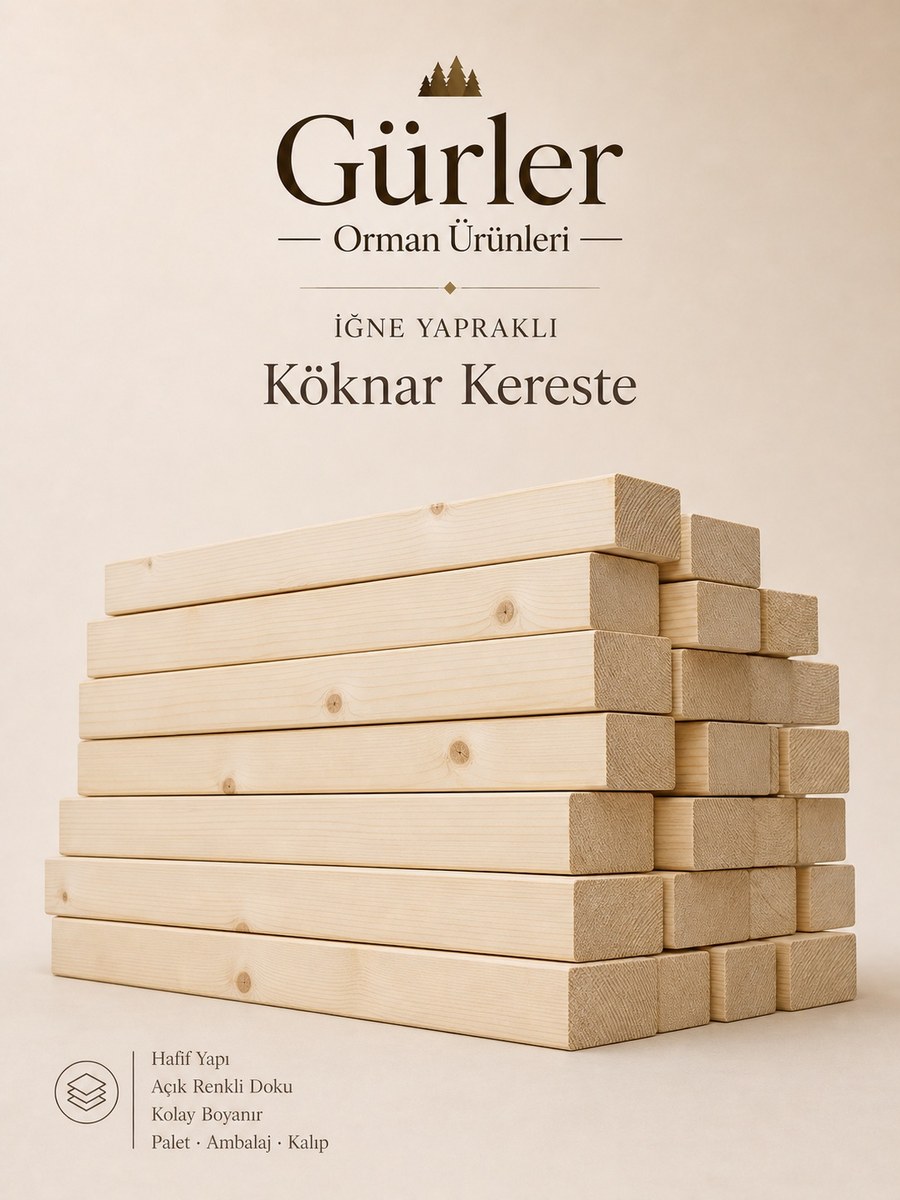 Köknar Kereste — Gürler Orman Ürünleri