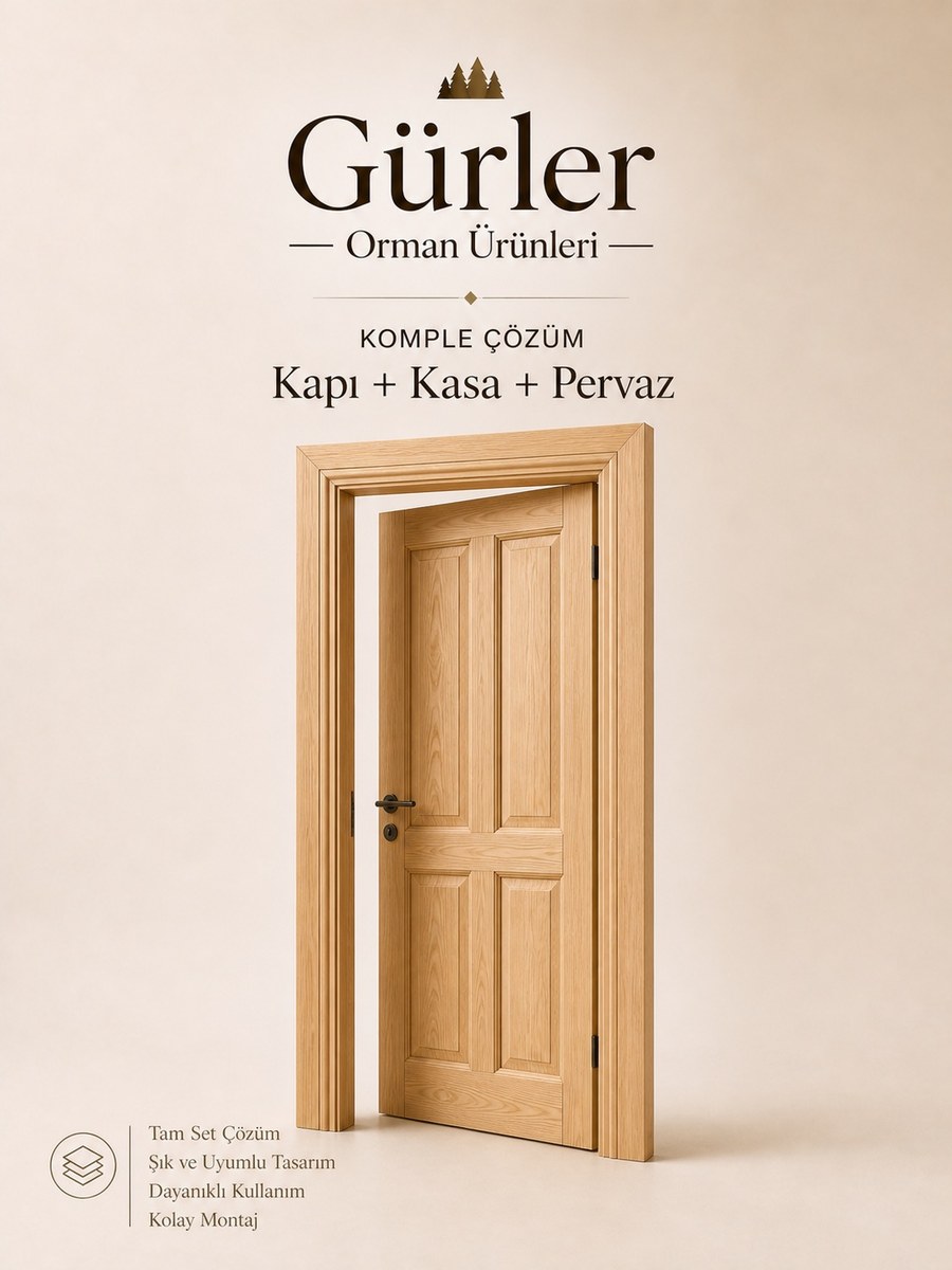 Komple Kapı Seti — Gürler Orman Ürünleri